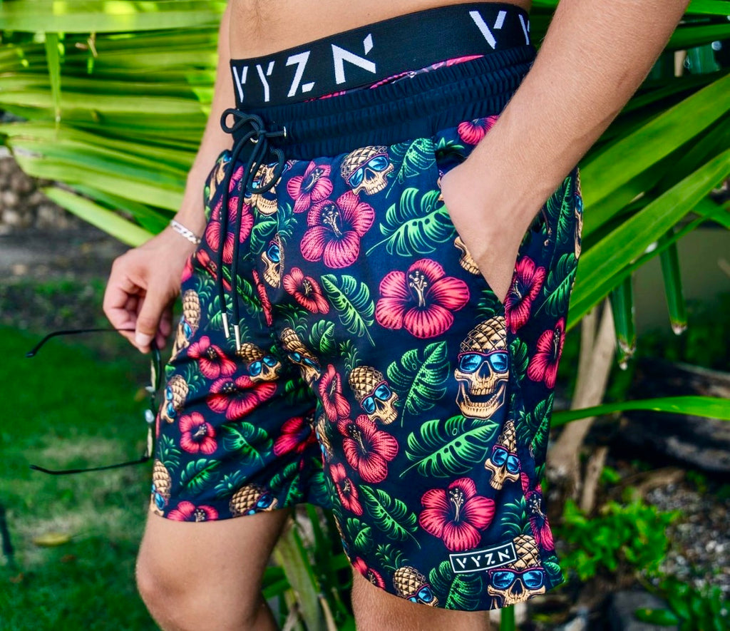 VYZN Hybrid Active Shorts | Skull Island