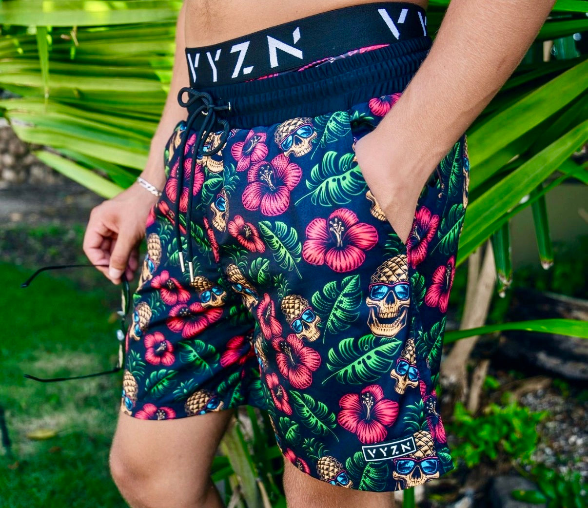 VYZN Hybrid Active Shorts | Skull Island