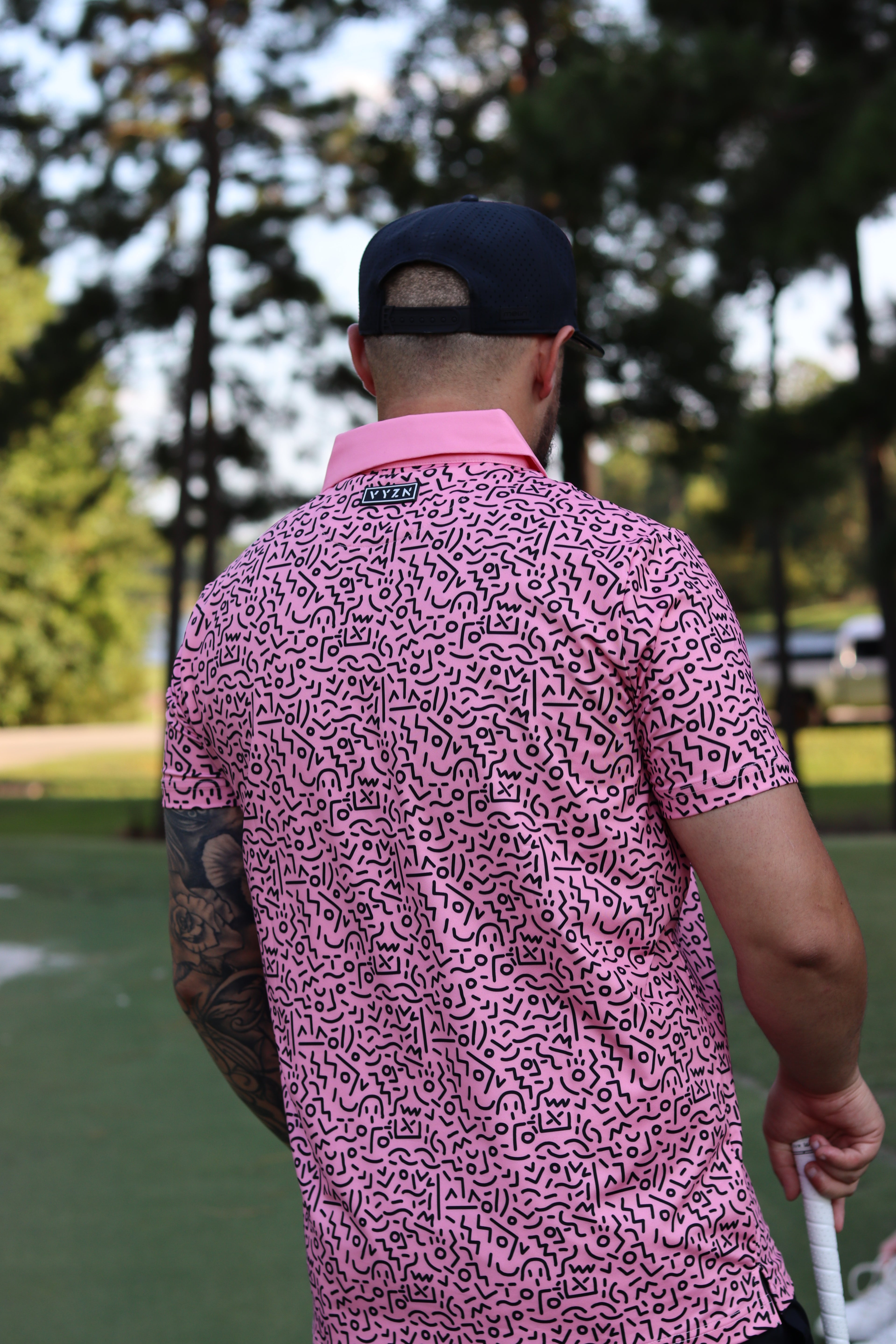 VYZN Polo | Salmon Tide