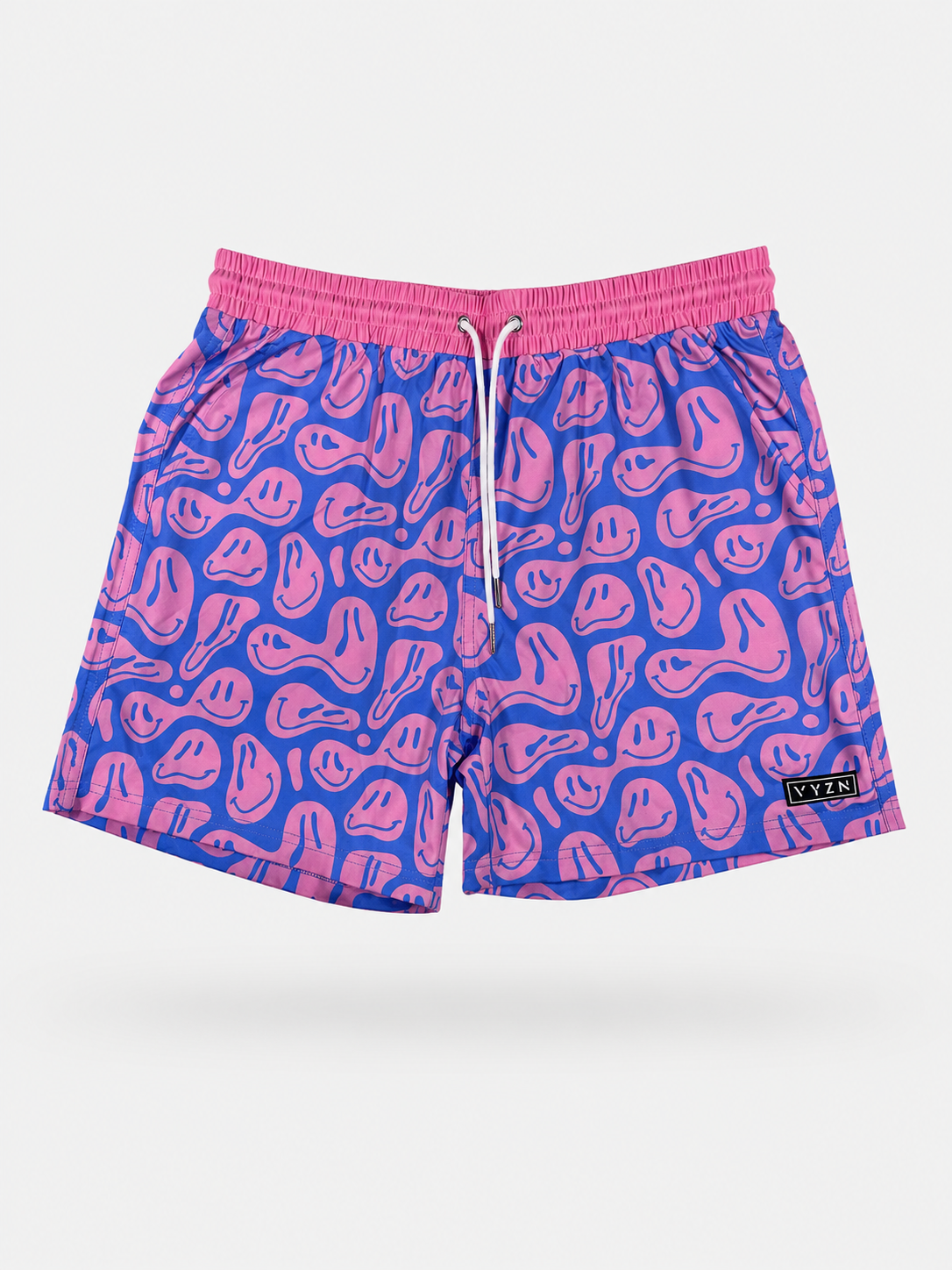 Men’s Swim Trunks – Neon Smile