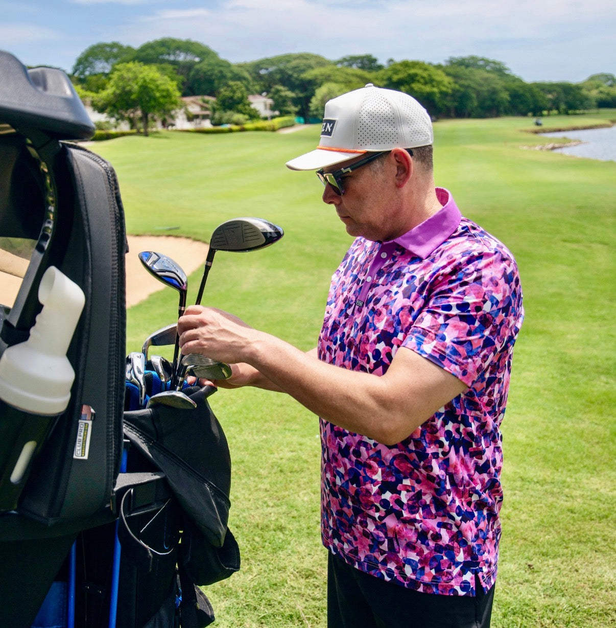 Men's Golf Polo – Prism – VYZN APPAREL