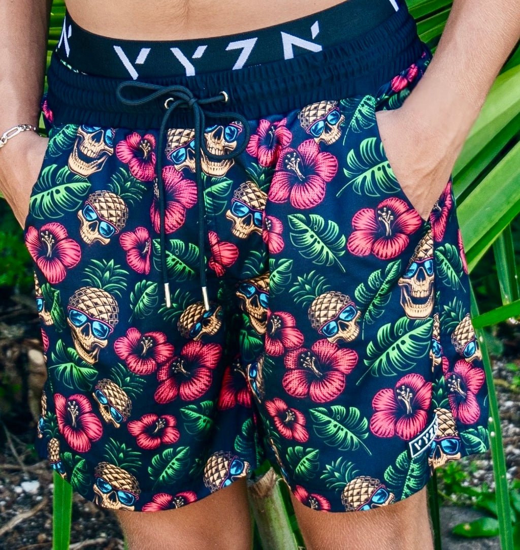 VYZN Hybrid Active Shorts | Skull Island