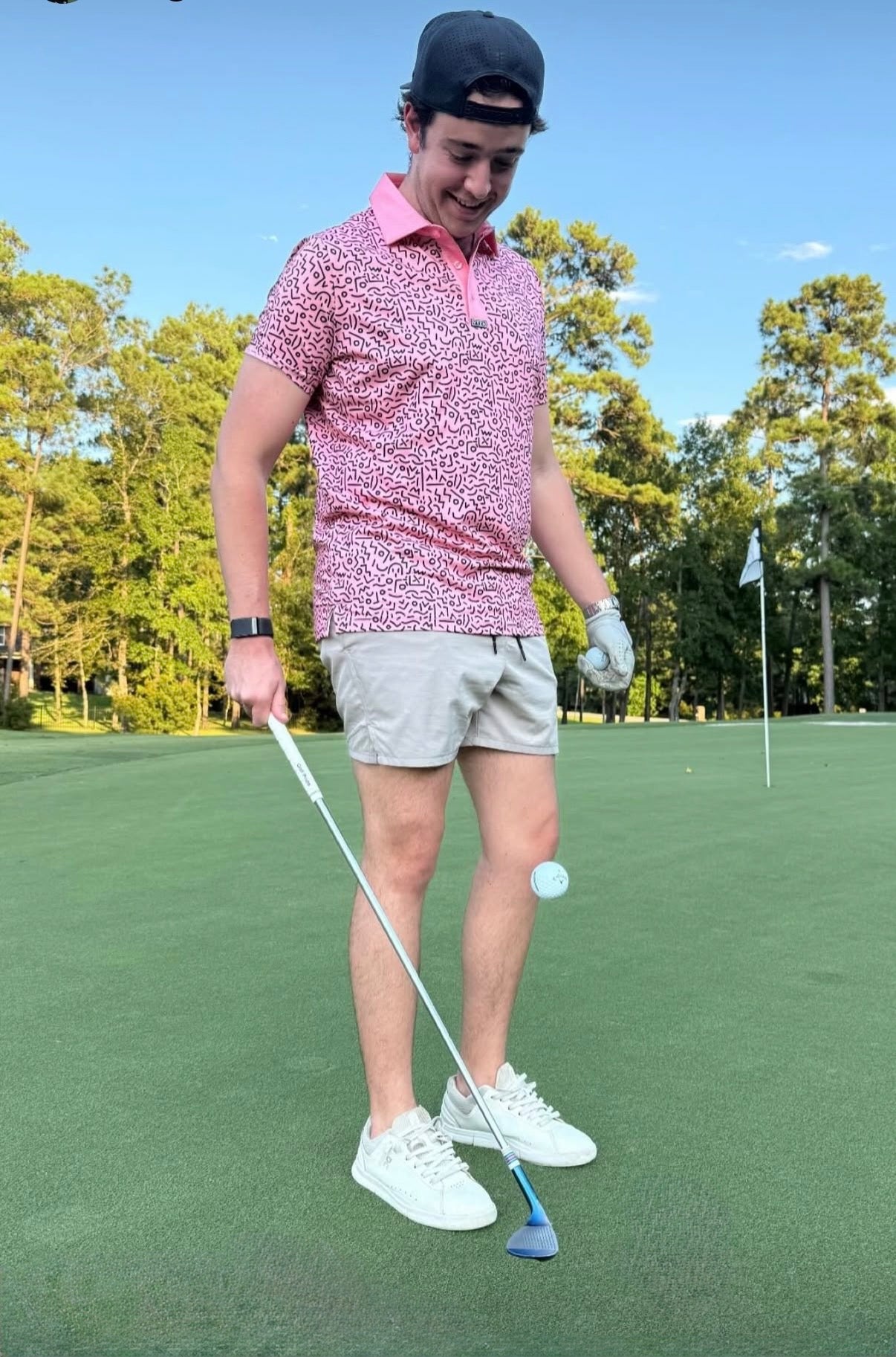 VYZN Polo | Salmon Tide