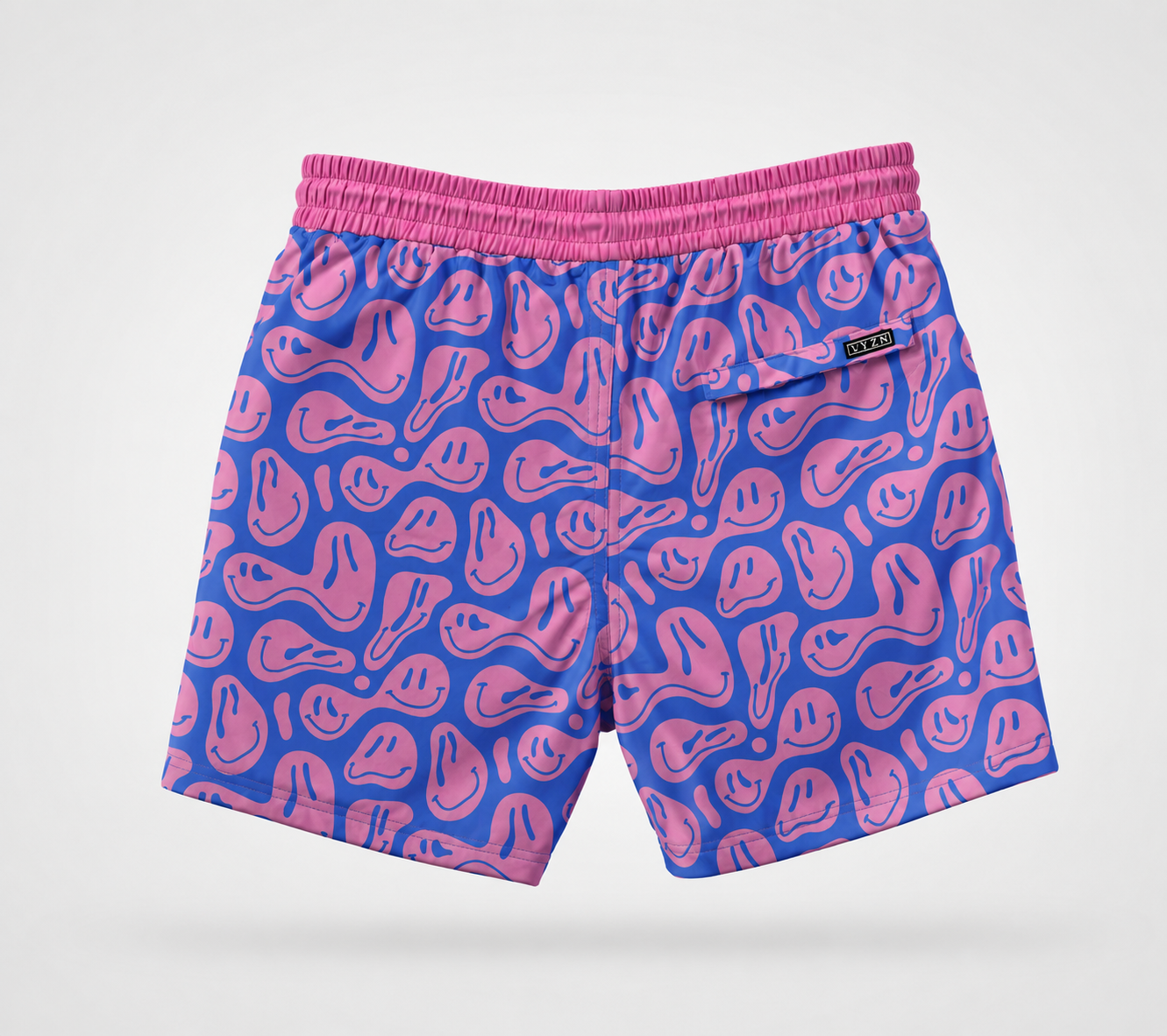 Men’s Swim Trunks – Neon Smile