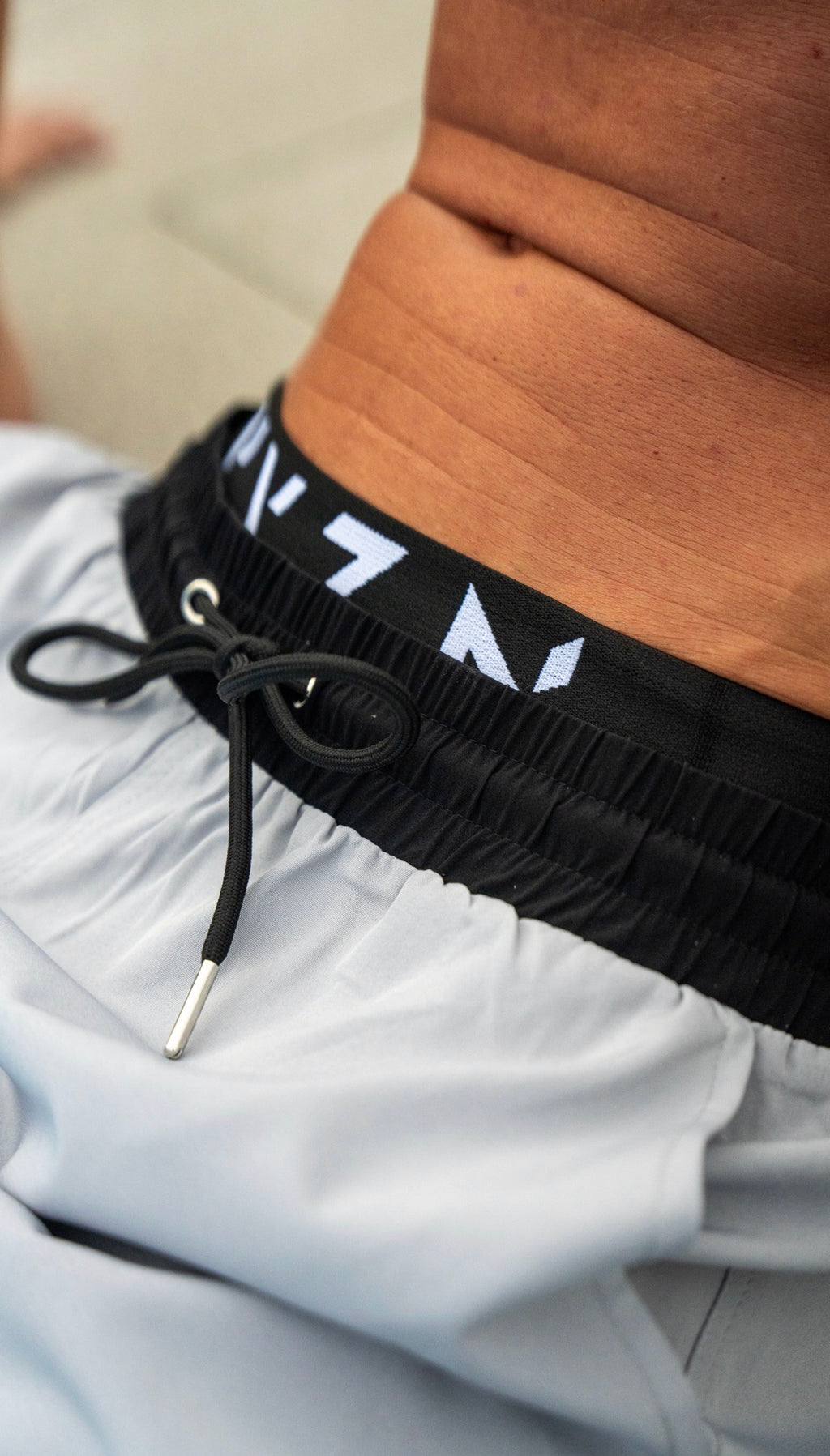 VYZN Hybrid Active Shorts | Stone Gray
