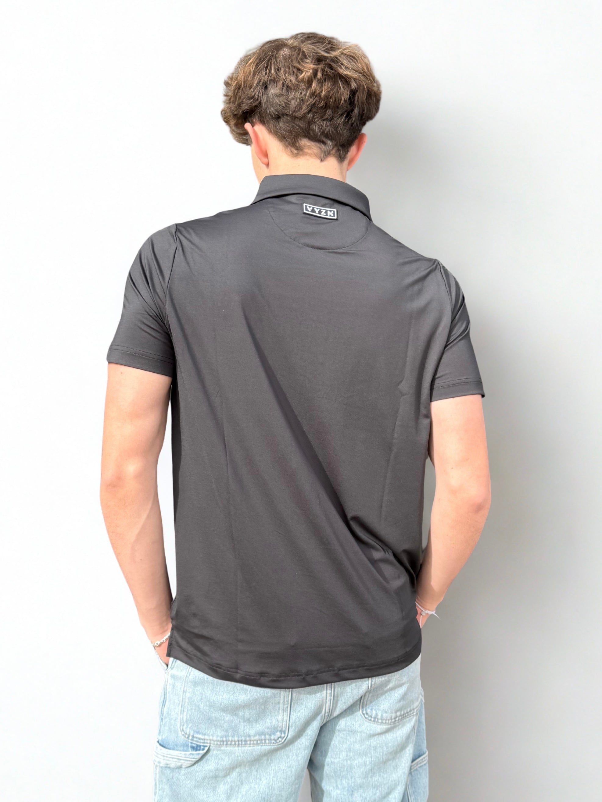 VYZN Polo | Solid Black