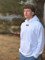Hidden Pocket Hoodie - White