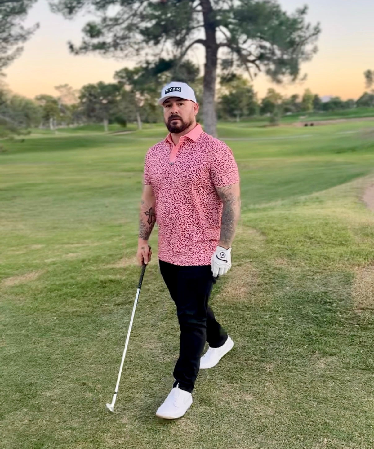 Men’s Golf Polo – Maze