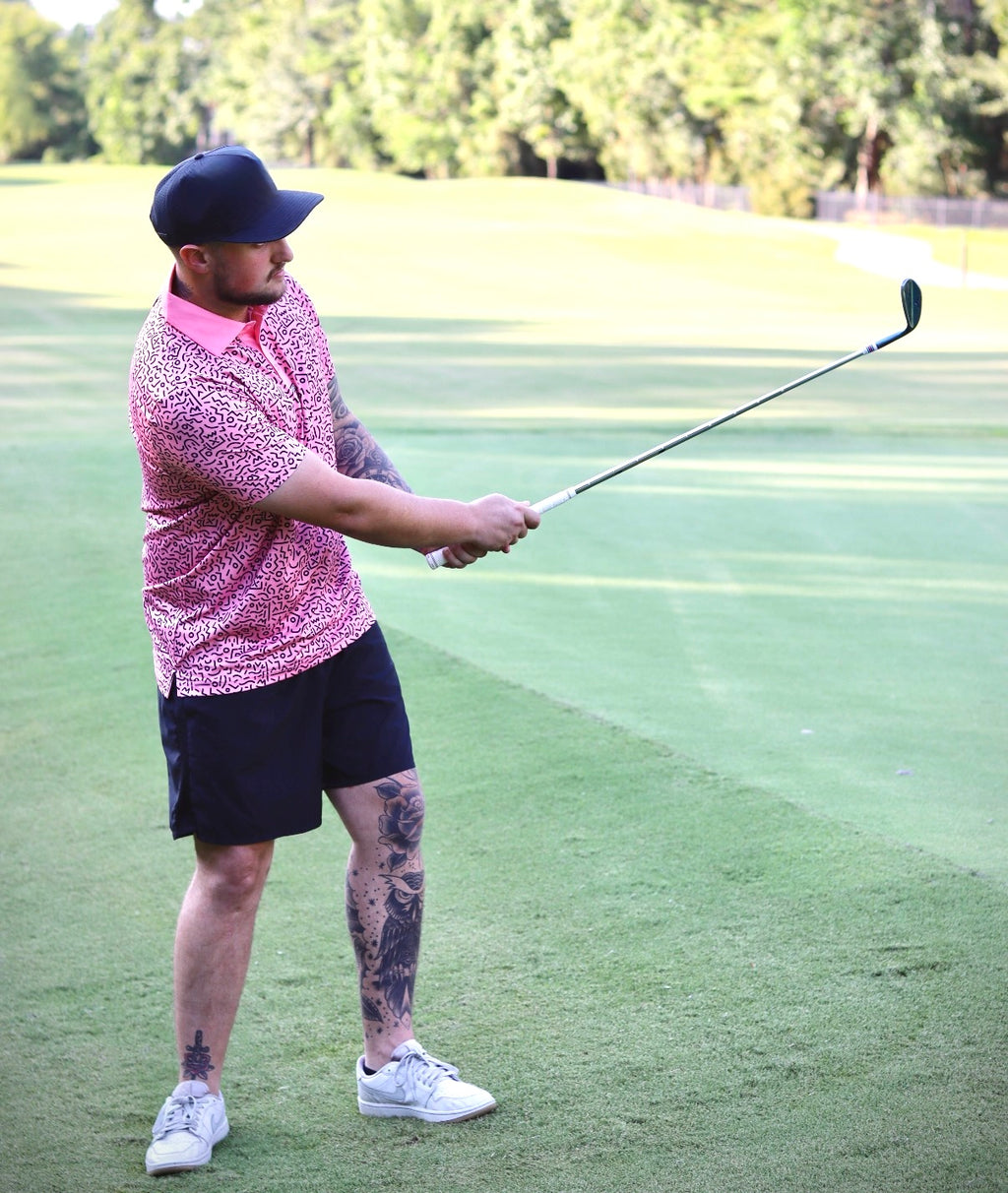 VYZN Polo | Salmon Tide