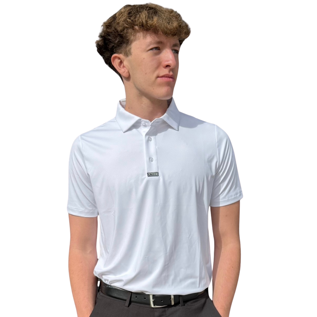 Men’s Performance Polo – White