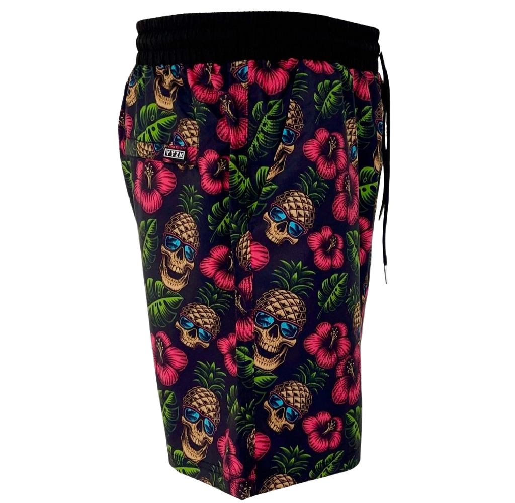 Men’s Swim Trunks – Skull Tropics