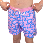 Men’s Swim Trunks – Neon Smile