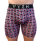 Men’s Performance Boxer Briefs – Neon Tribal