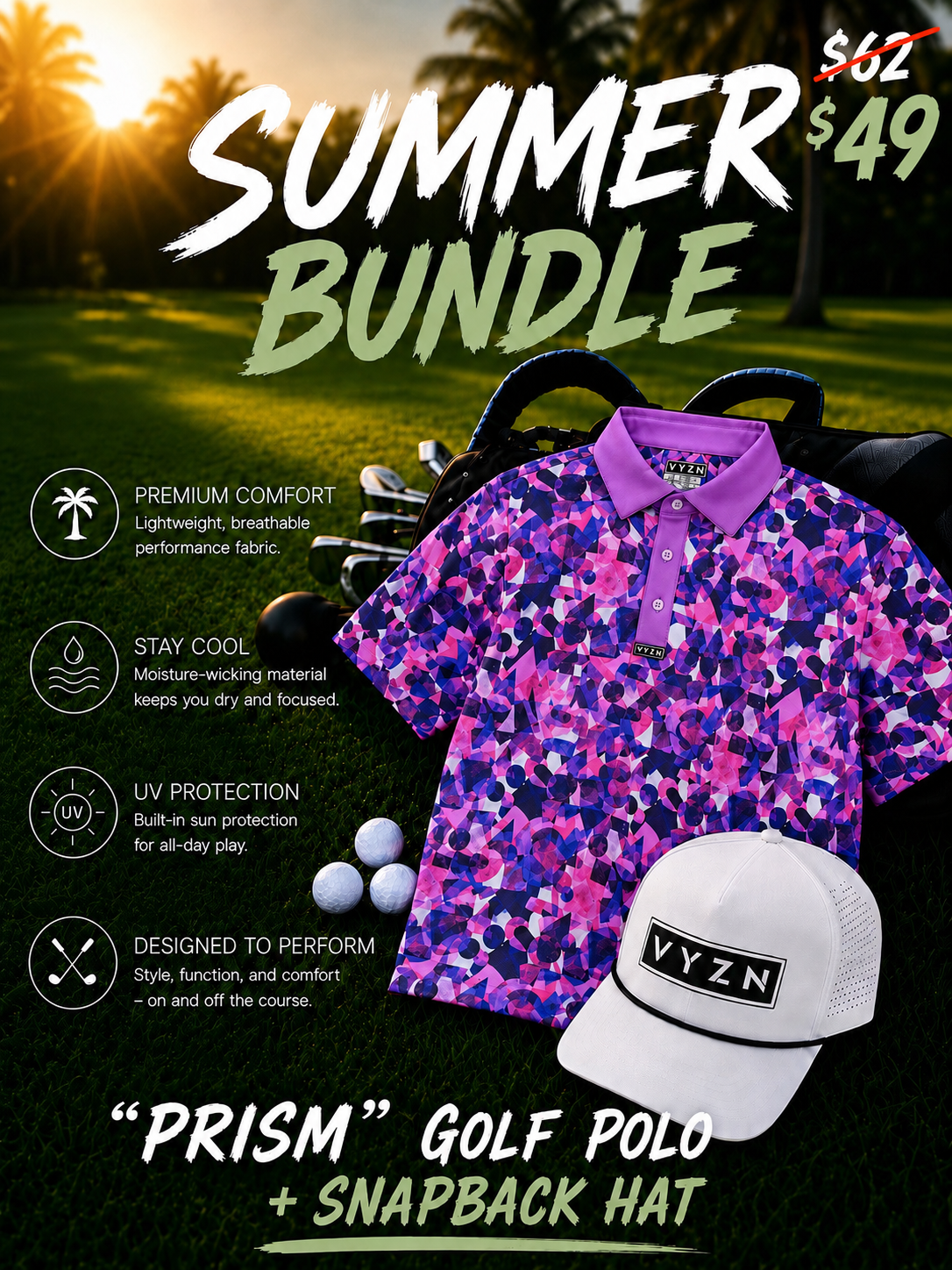 VYZN Golf Bundle – Prism