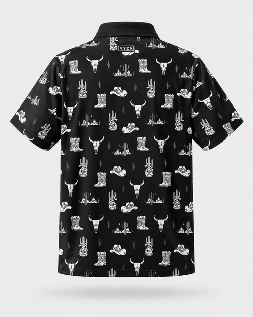 Men’s Golf Polo – Desert Cowboy