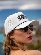 VYZN Performance Snapback | White
